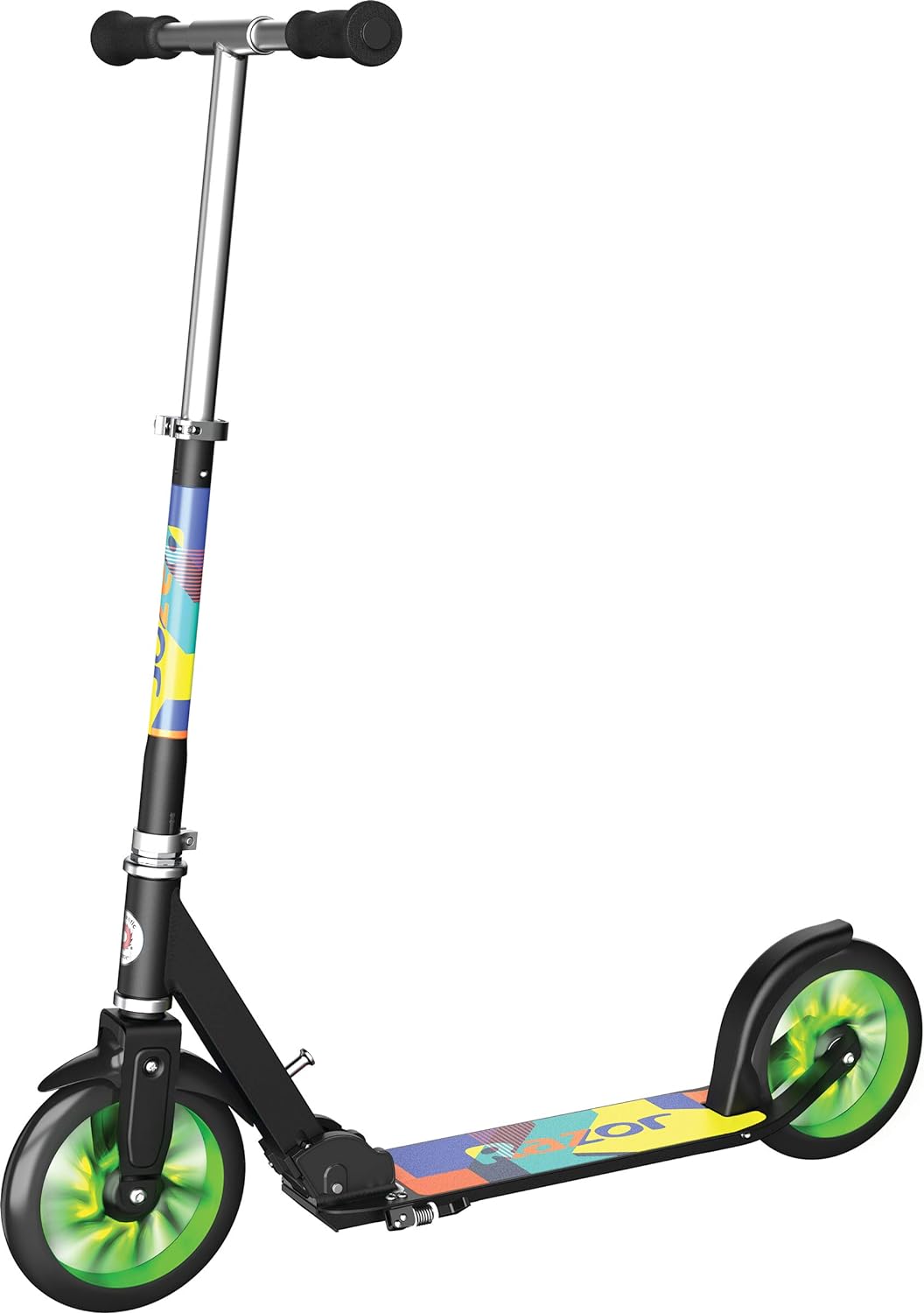 Razor Patinete A5 Lux Kick  Ruedas grandes de 8 pulgadas, manubrio plegable, ajustable, ligero, para ciclistas de hasta 220 libras