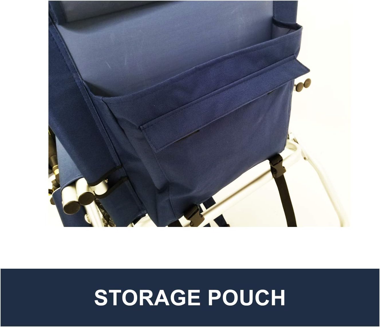 Oasis – Silla de pesca tipo mochila, paquete de 2 sillas ultraligeras plegables portátiles con correas de transporte acolchadas y barra de soporte