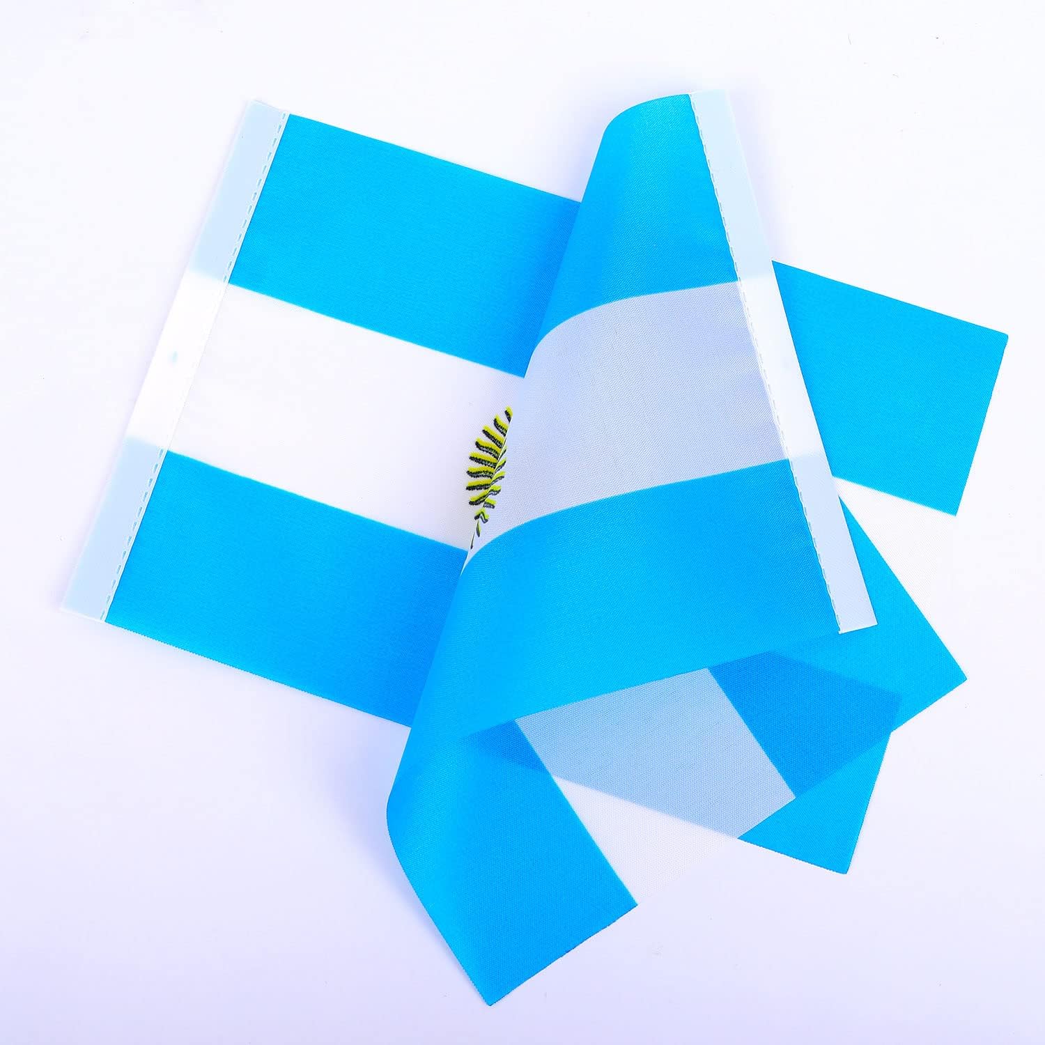 Bandera argentina de Argentina, bandera de mesa de Argentina, pequeña, mini banderas de escritorio de oficina argentina con base de soporte,