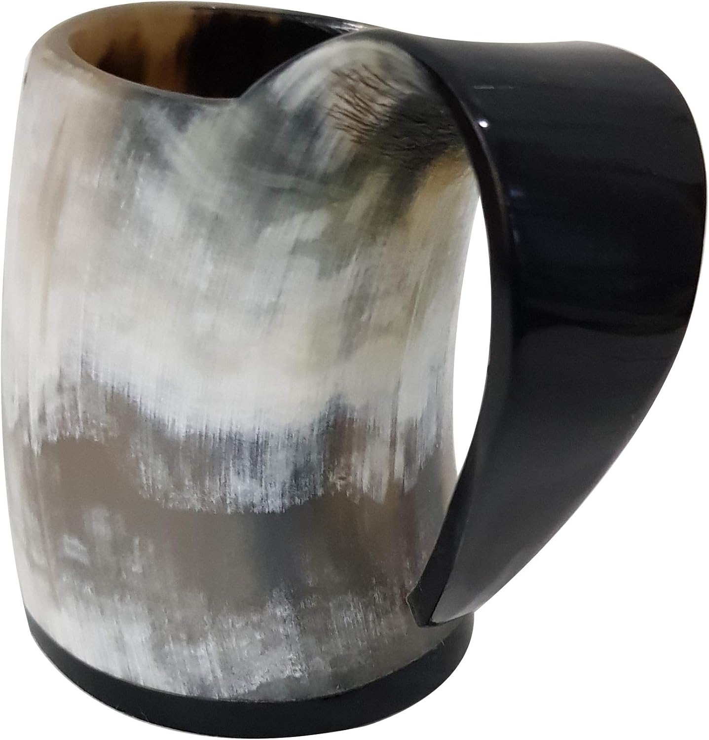 Taza pequeña de cuerno vikingo para beber, aguamiel y cerveza, Stein Ancient Ale Shot Glass Bar & KItchen Decor Set de 4 hechos a mano