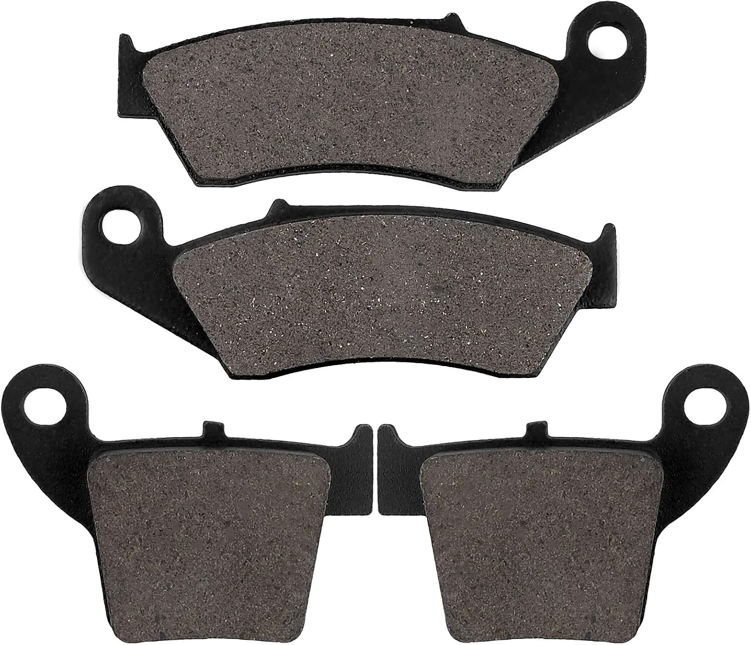 SOLLON Pastillas de freno delanteras y traseras para Honda CR125R 2002-2007, CR250R 2002-2007, CRF250RCRF250X 2004-2017, CRF450RX 2017, CRF450X