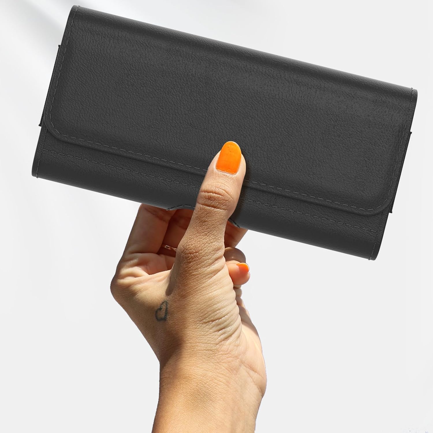 Funda de cuero para teléfono con cinturón para Samsung Galaxy Z Fold 5, funda Z Fold 4, funda Z Fold 3, bolsa de transporte para teléfono Galaxy Z