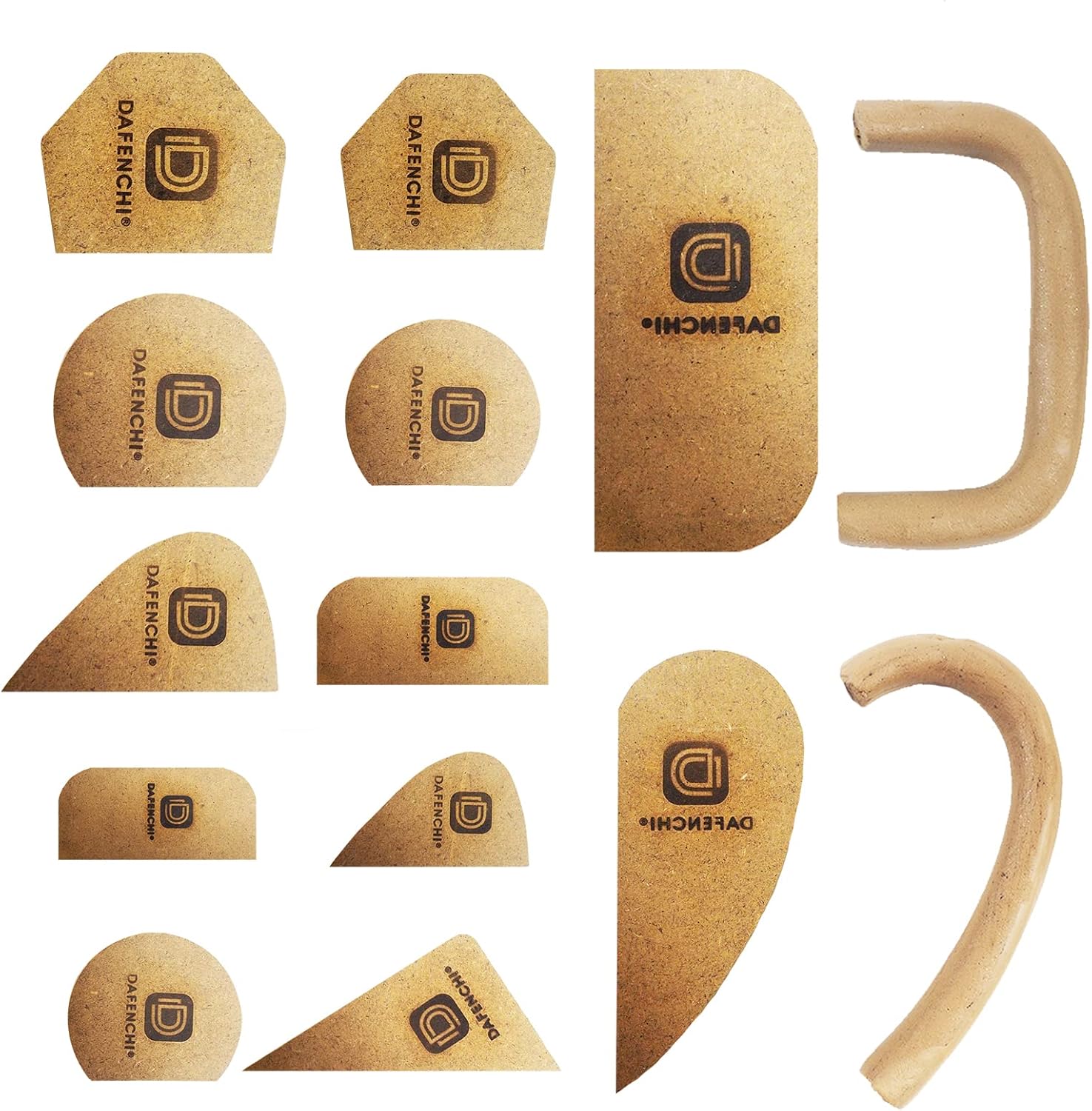 DAFENCHI Moldes de mango de taza de cerámica para arcilla, formas de mango de taza pequeña para tazas pequeñas, herramienta de fabricación de mango