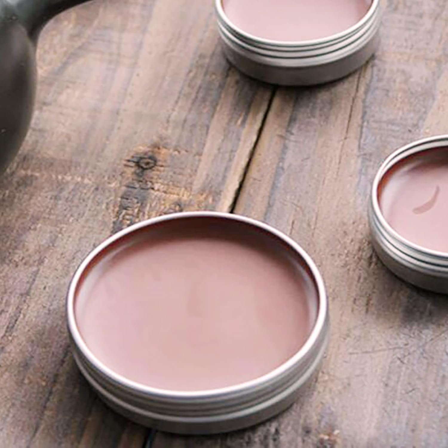 X-Haibei Contenedor de 2 latas para loción, barra de jabón, cera para el cabello, humectantes para la piel, champú sólido, barras de acondicionador