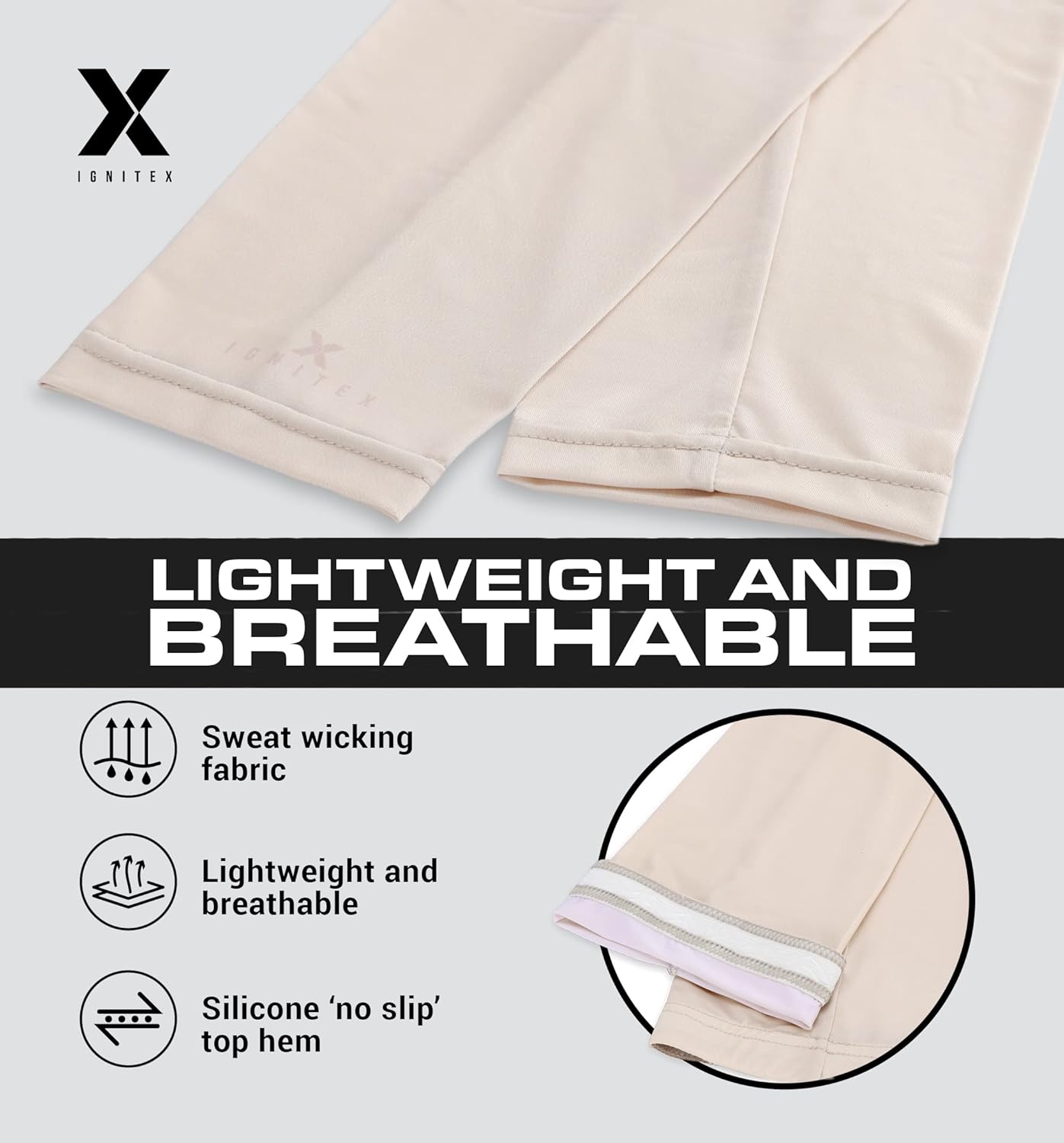 Mangas solares UV  Cubre hombres y mujeres  Compresión, manga de brazo refrescante  Protección solar UPF 50