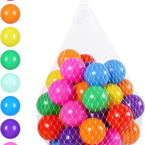 GAMIFUN Pelotas para hoyos de bolas, sin ftalatos, sin BPA, bolas de plástico no tóxicas para niños y diversión para jugar GAMIFUN Pelotas para hoyos de bolas, sin ftalatos, sin BPA, bolas de plástico no tóxicas para niños y diversión para jugar