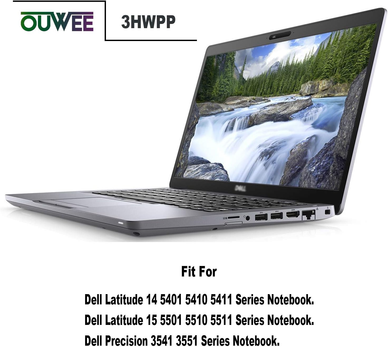3HWPP – Batería para portátil compatible con Dell Latitude 5401 5410 5411 5501 5510 5511 Precisión 3541 3551 Series 03HWPP 10X1J N2NLL 1VY7F 01VY7F