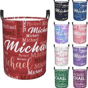 Cesta de lavanderÃa con nombre personalizado, canasta impermeable personalizada con nombre, organizador de almacenamiento de ropa personalizado, Cesta de lavanderÃa con nombre personalizado, canasta impermeable personalizada con nombre, organizador de almacenamiento de ropa personalizado,