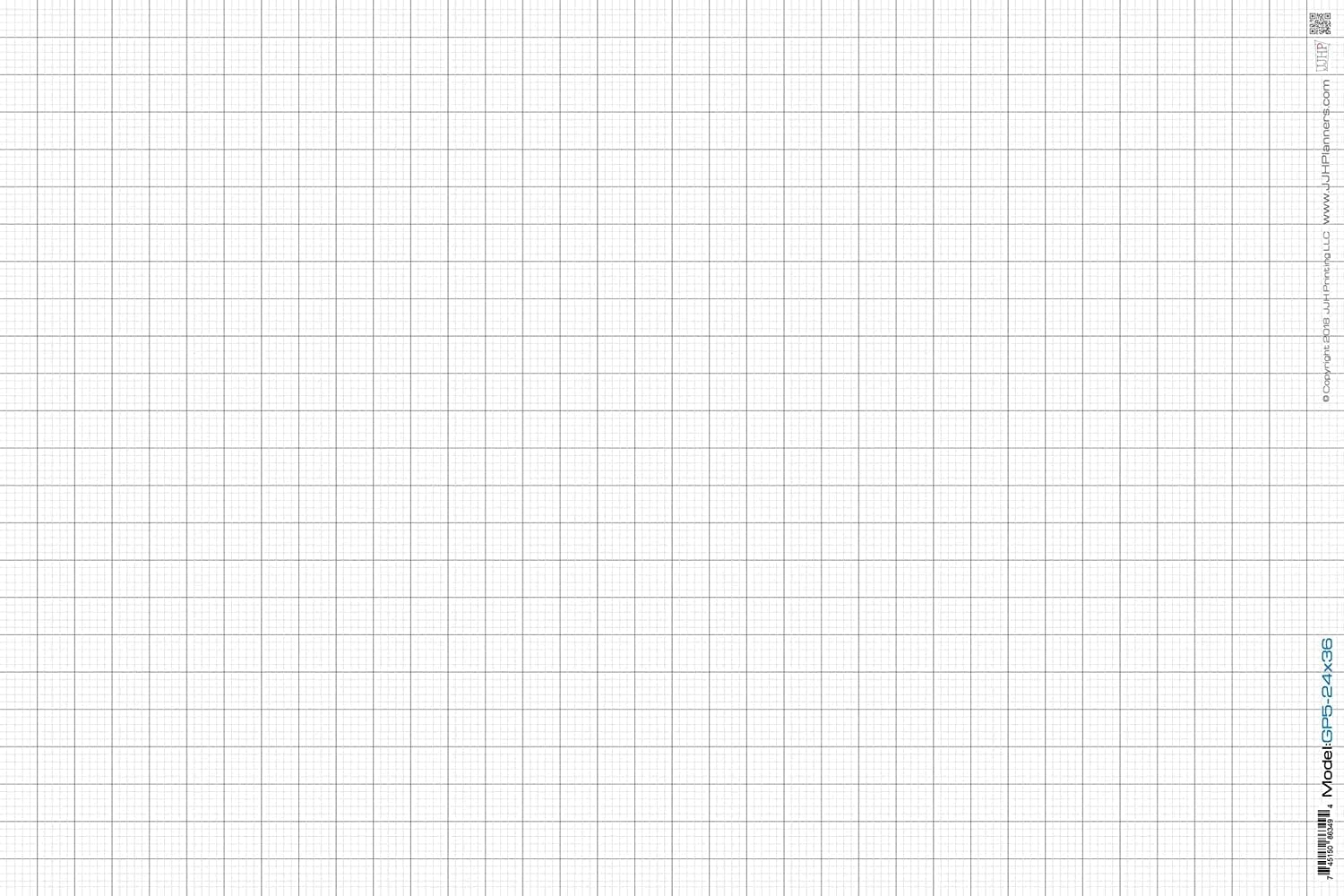 JJH Planificadores – Papel – 00″ x 00″ – Papel Gráfico 1″ y 15″ Reglado (P-GP5-00×00)