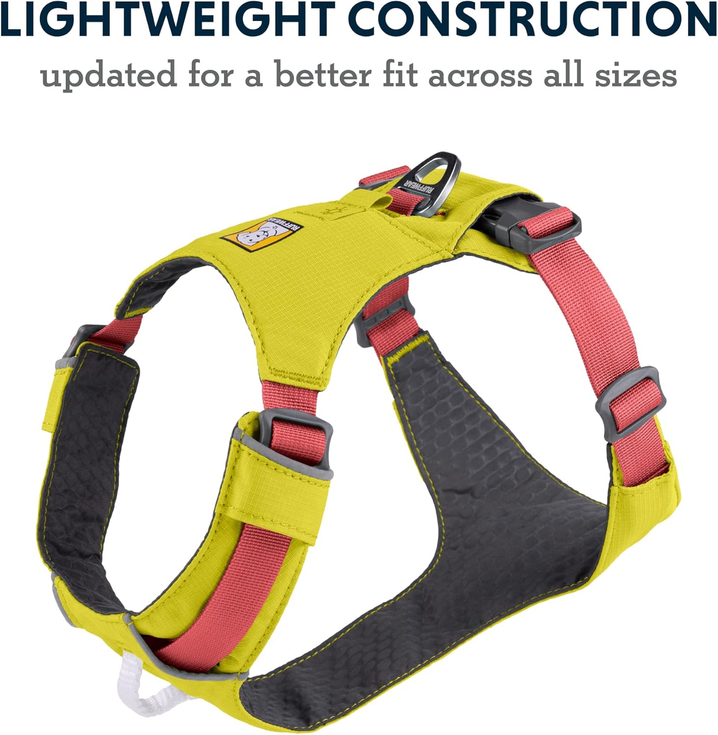 Ruffwear, Hi & Light, arnés ligero para perro diario, correr, caminar, senderismo, uso durante todo el día