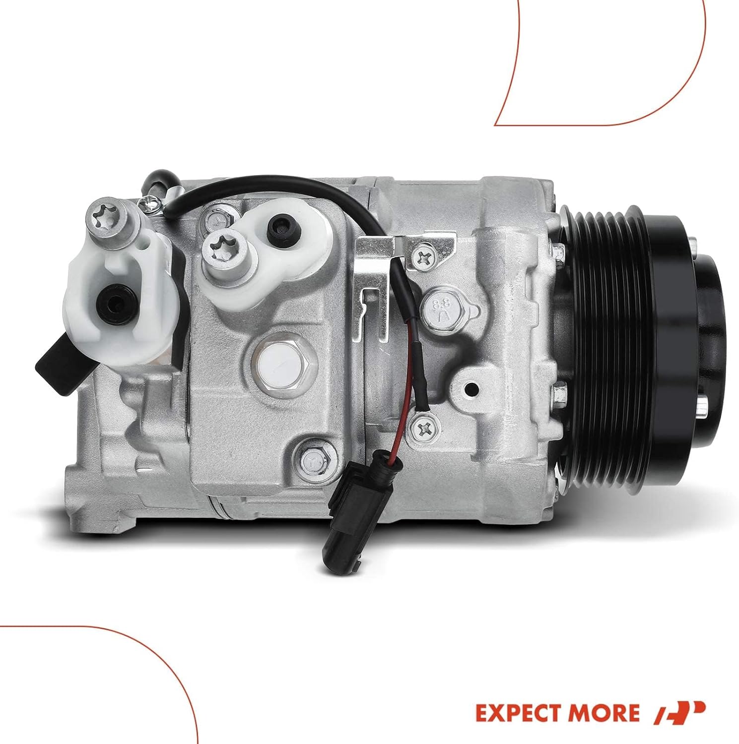 A-Premium Compresor de aire acondicionado con embrague compatible con Mercedes-Benz SL500 2006-2006, SL55 AMG 2003-2008