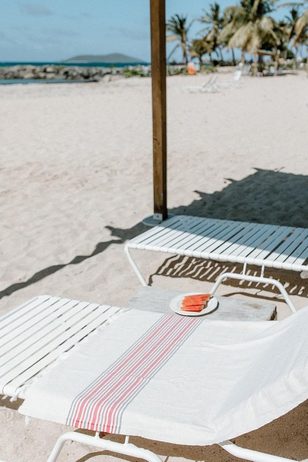 Raahoi Linen Blend – Toalla de playa turca de mezcla de lino, de secado rápido, suave y absorbente, toallas de playa de lino de alta calidad para