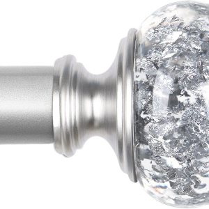 Barra de cortina de 32 a 58 pulgadas (2.6-4.8 pies), barras de cortina telescópicas de empalme de 78 pulgadas para ventanas, barras de cortina Barra de cortina de 32 a 58 pulgadas (2.6-4.8 pies), barras de cortina telescópicas de empalme de 78 pulgadas para ventanas, barras de cortina