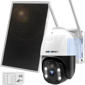 GENBOLT Cámara de seguridad solar celular 4G LTE inalámbrica para exteriores, 8W 15600mAh cámara de vigilancia con batería sin WiFi, sistema de GENBOLT Cámara de seguridad solar celular 4G LTE inalámbrica para exteriores, 8W 15600mAh cámara de vigilancia con batería sin WiFi, sistema de