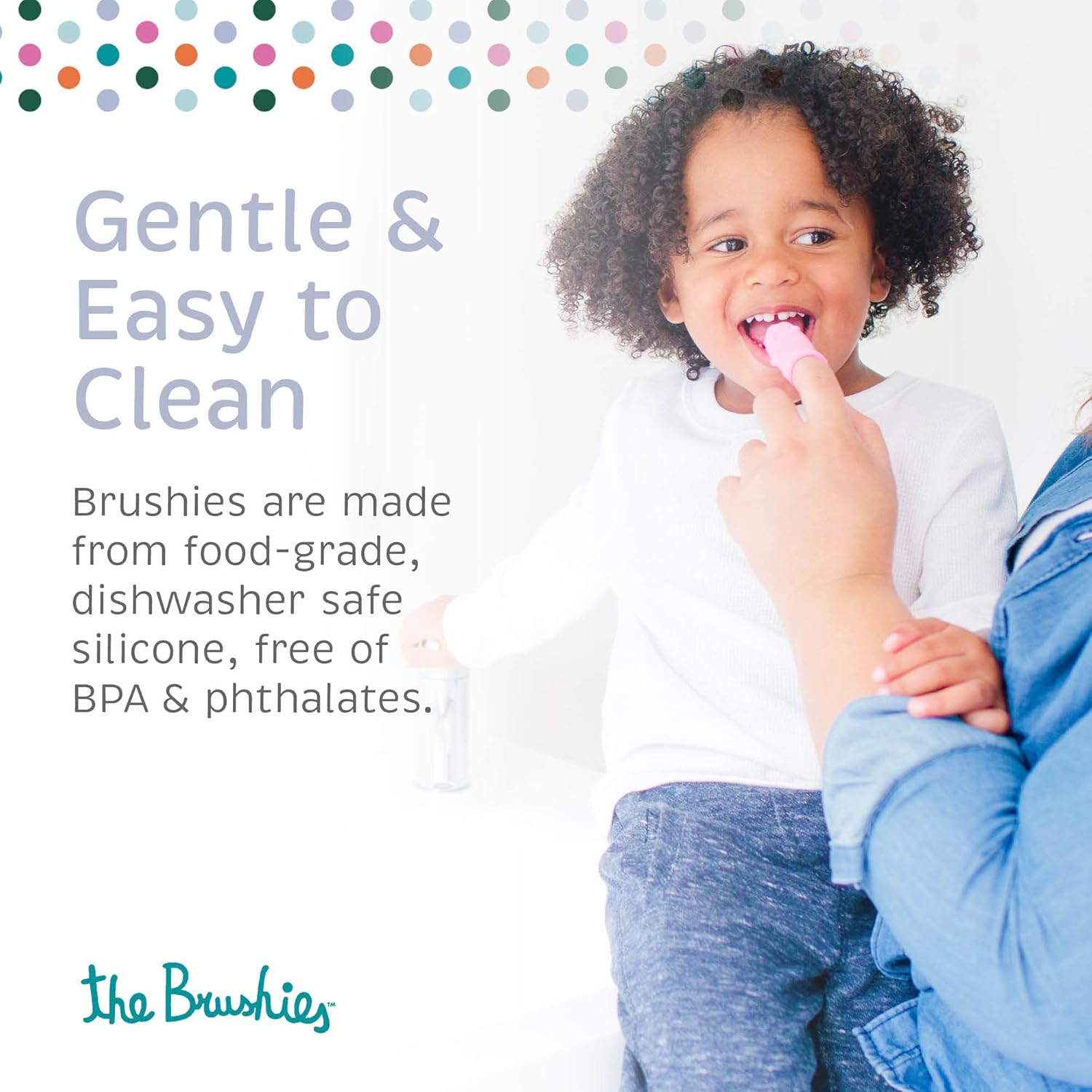 The Brushies Willa The Whale – Cepillo de dientes para niños pequeños, artículo dental, cuidado de dientes y encías juveniles, edades de 4 semanas a