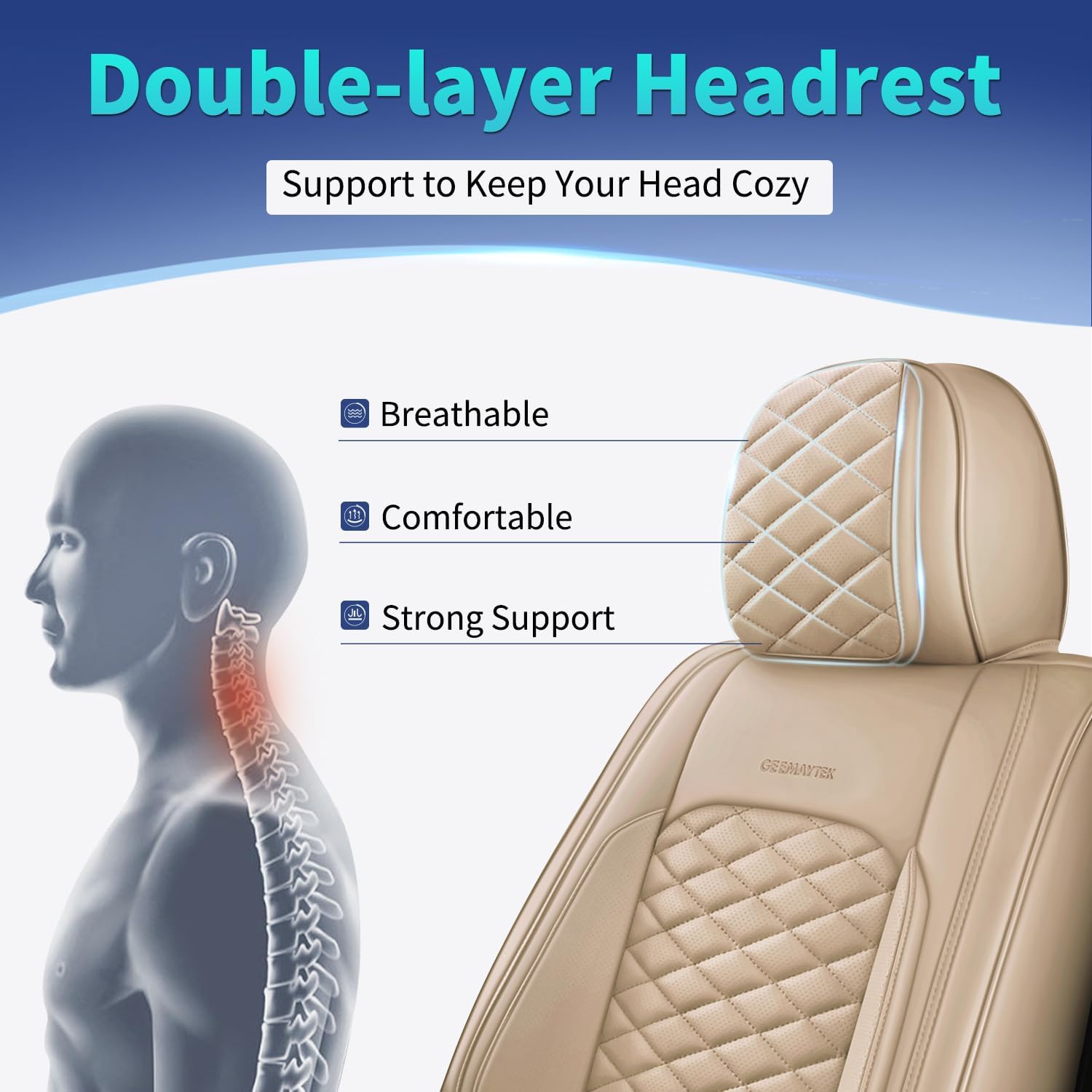 Juego completo de fundas de asiento de automóvil, fundas de asiento de cuero para automóviles, protector universal de asiento de automóvil