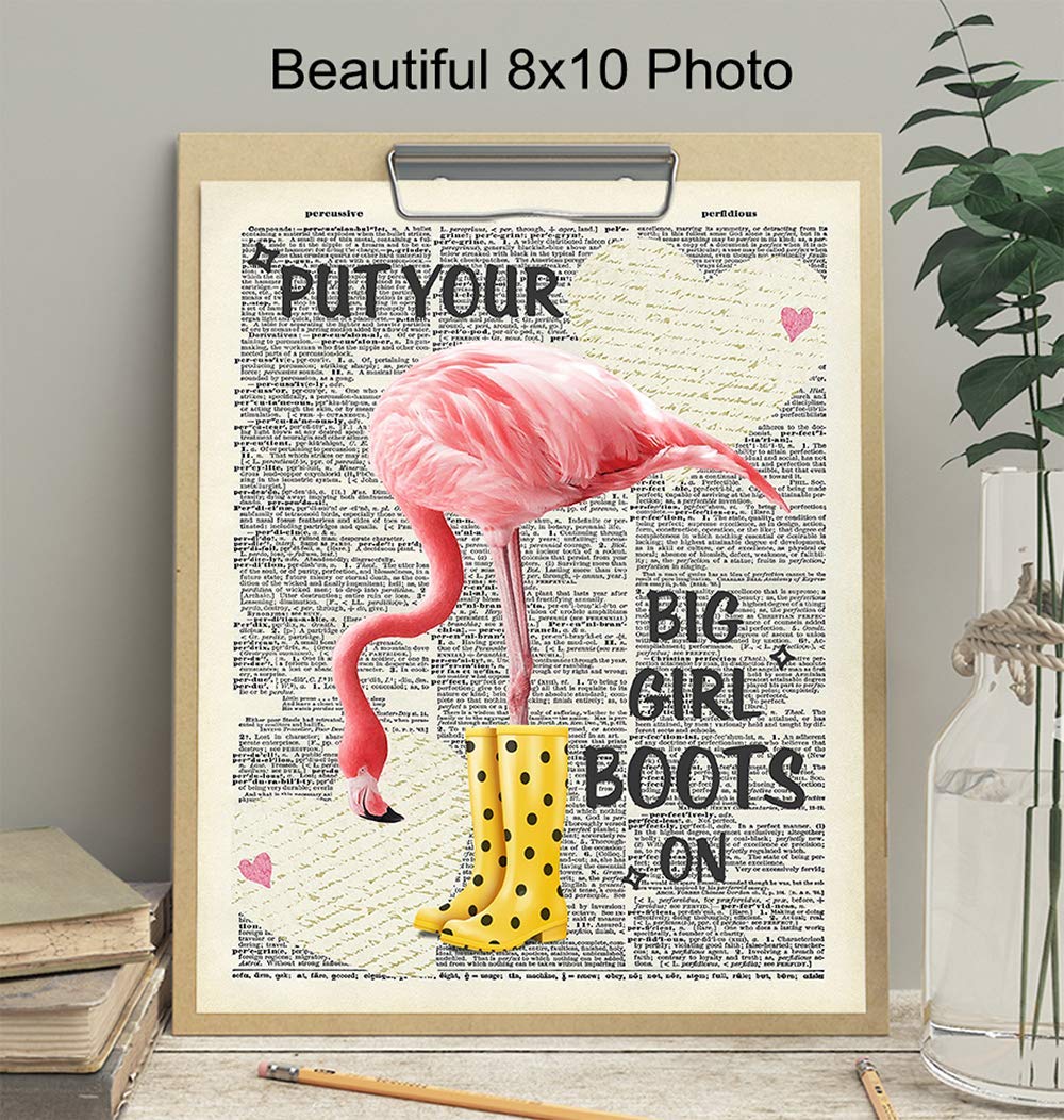 Cute Dictionary Wall Decor for Bedroom – Funny 8×10 Photo Poster – Girls, Kids Room Wall Art Decoration, Home Decor – Chic Motivational Gift for
