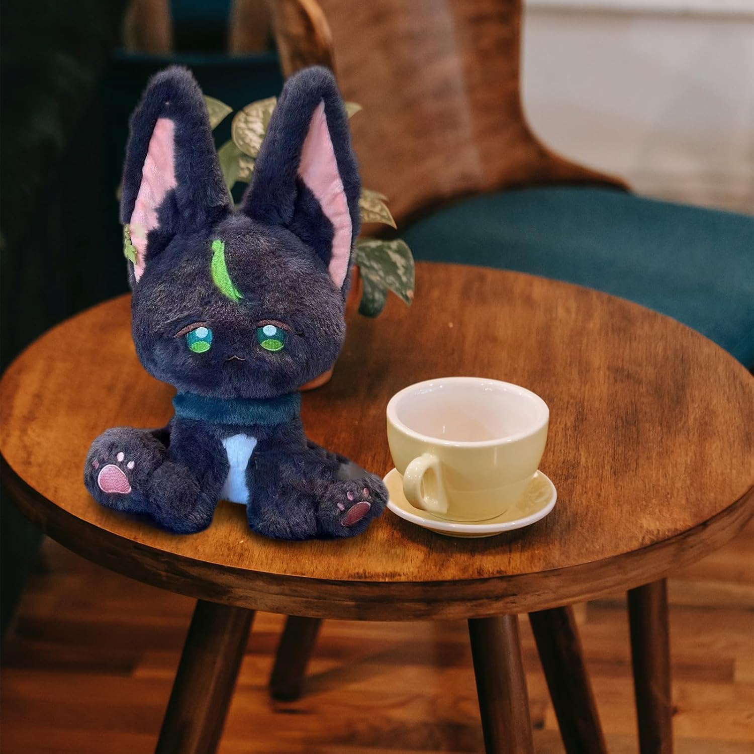 CALEMBOU Lindas almohadas de peluche de anime Tighnari Xiao, animal de peluche coleccionable para decoración del hogar de cumpleaños para los