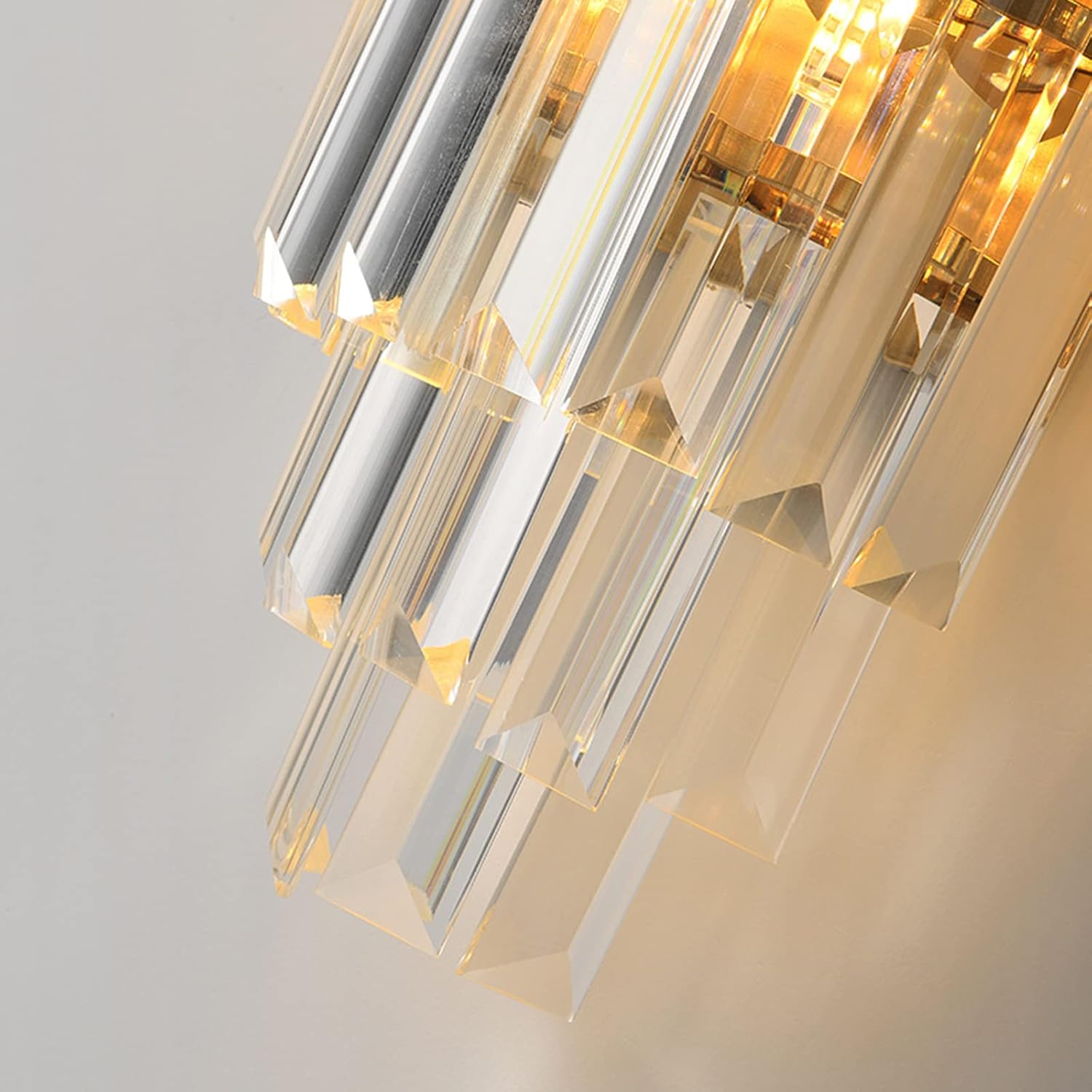 E12 Base dorada y apliques de pared de cristal de cristal, lámpara de pared de cristal moderna lámpara de pared de cristal dorado