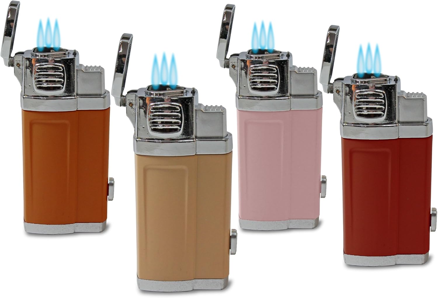 Brilliance Encendedor de antorcha de llama triple – Paquete de 4