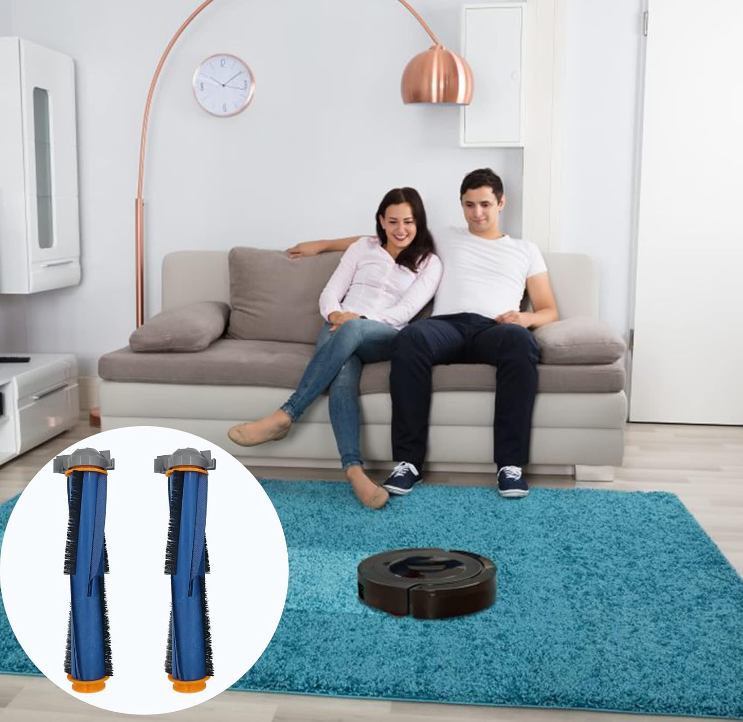 Piezas de repuesto Cepillo de rodillo para Shark AI AV2501S AV2501AE RV2502AE RV2410WD RV2610WA RV2610WD RV2620WD RV2520AOUS AV2510AOUS Cepillo