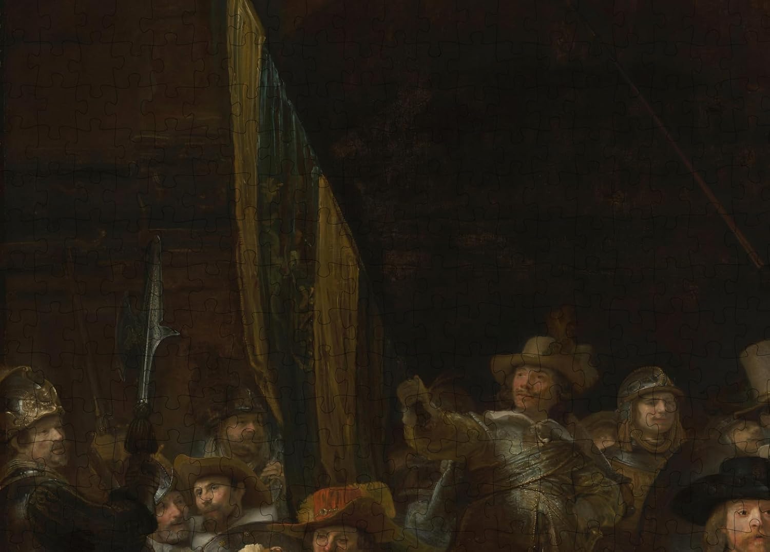 Rompecabezas para adultos de 1000 piezas  La vigilancia nocturna  Rembrandt Van Rijn