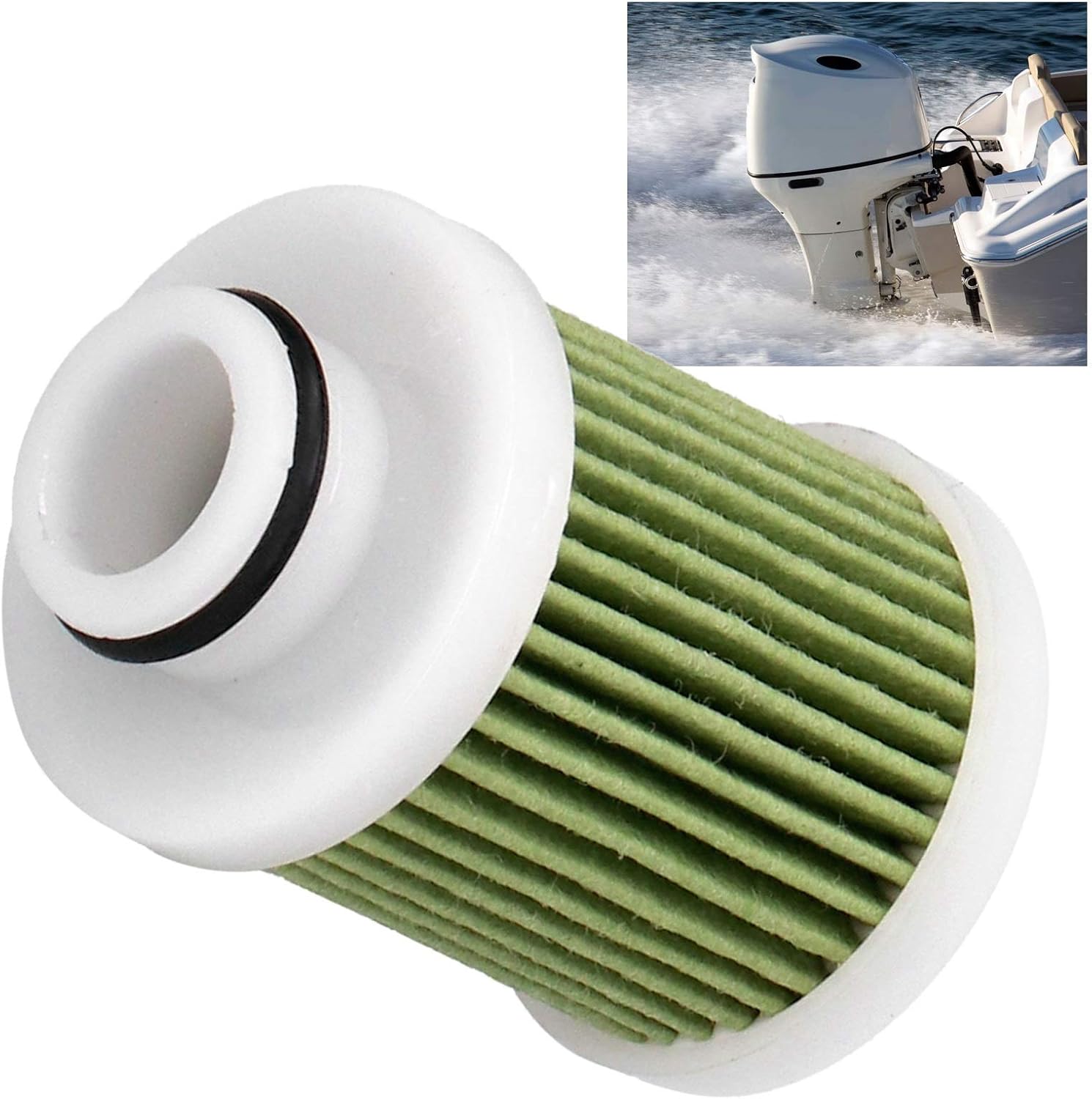 Cartucho de filtro de combustible, 1541292J00 Cartucho de filtro de combustible de alto caudal apto para Suzuki Yacht Motor Fueraborda Autoparte