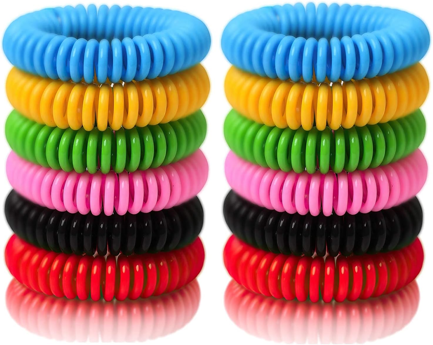 24 Pack Mosquito Repellent Bracelets and 120 Pack Mosquito Repellent Stickers for Kids & Adults, Outdoor Patio Hiking Camping Gear Must Haves