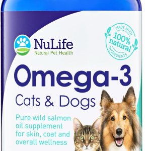 Omega 3100% puro de aceite de pescado para perros y gatos suplemento de aceite de salmón salvaje de Alaska para mascotas, para piel sana y pelo Omega 3100% puro de aceite de pescado para perros y gatos suplemento de aceite de salmón salvaje de Alaska para mascotas, para piel sana y pelo