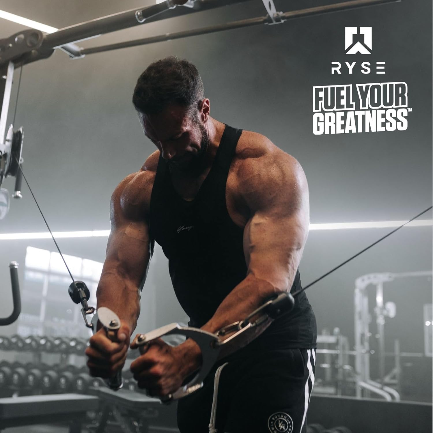 RYSE Up Supplements Element Series – Creatina cargada  Fórmula de construcción muscular  3 formas de creatina + electrolitos, betaína anhidra y ATP