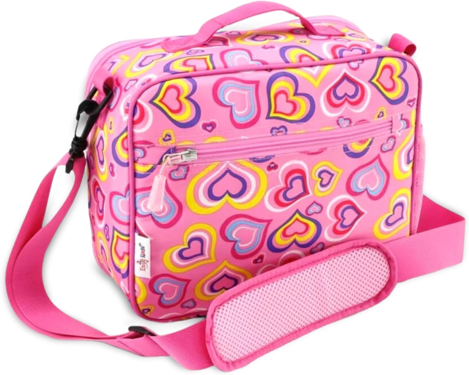 Emily Rose Lonchera térmica para niñas, lonchera reutilizable para guardería, escuela primaria y viajes, perfecta para comidas calientes y frías,