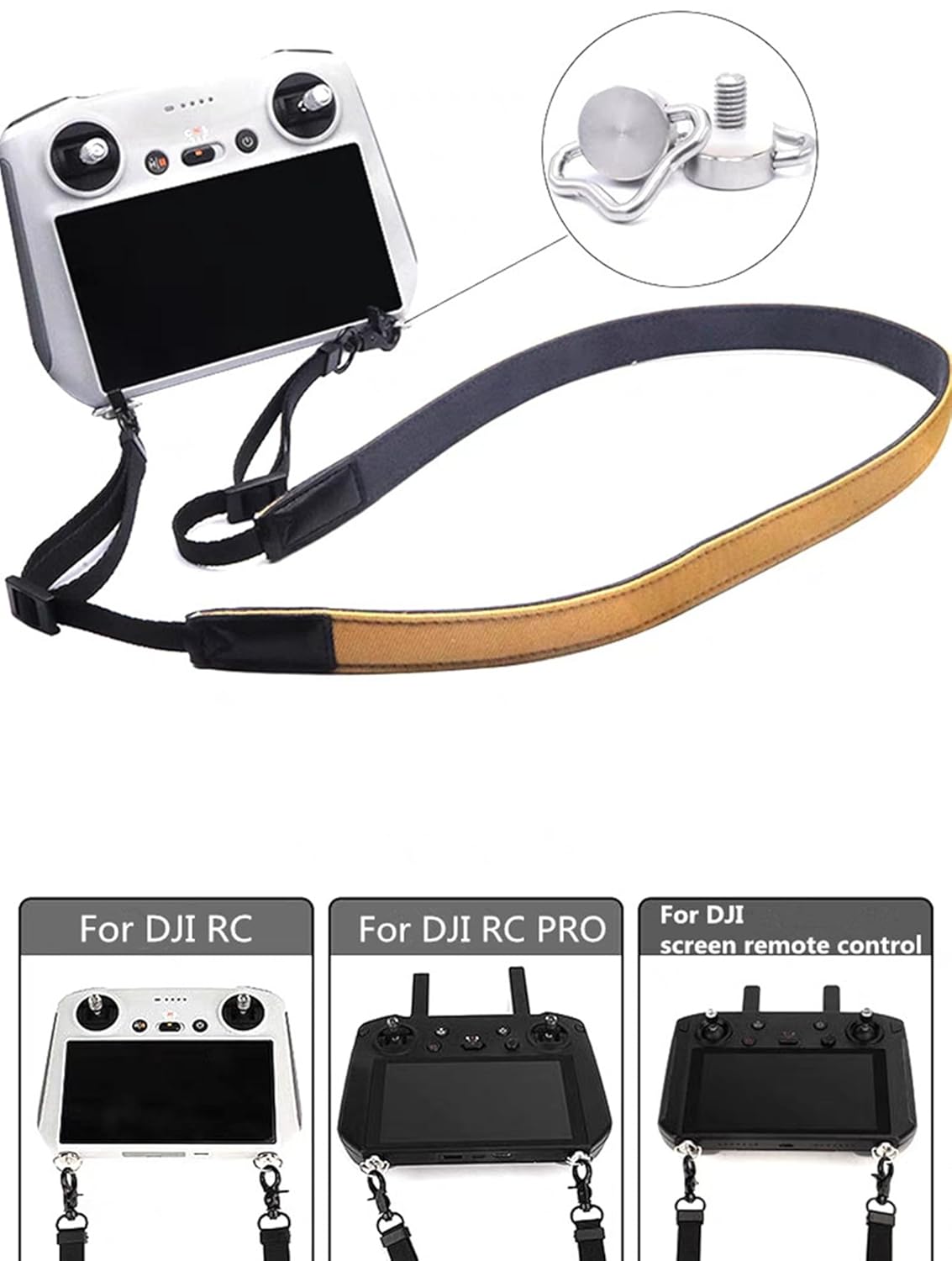 6 tornillos M4 para DJI RCRC 2  RC ProSmart Remote Controller Lanyard Accesorio Accesorios