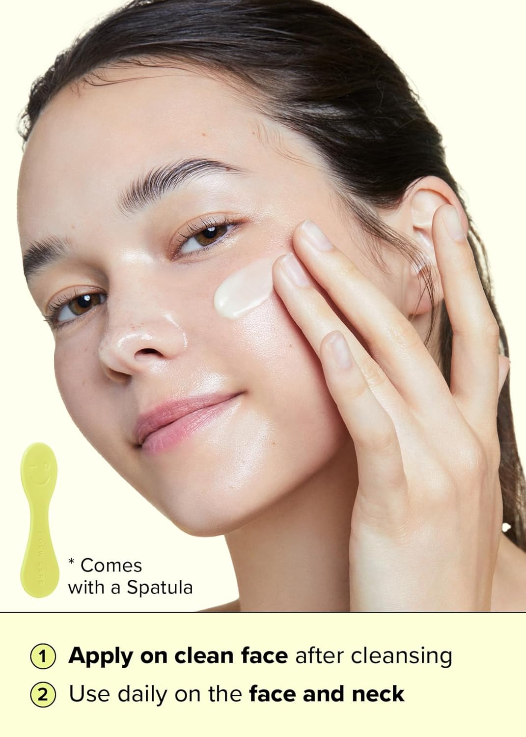 I DEW CARE Crema facial – Say You Dew  Hidratante de vitamina C con niacinamida, no irritante, hidrata e ilumina la piel, 1.69 onzas líquidas