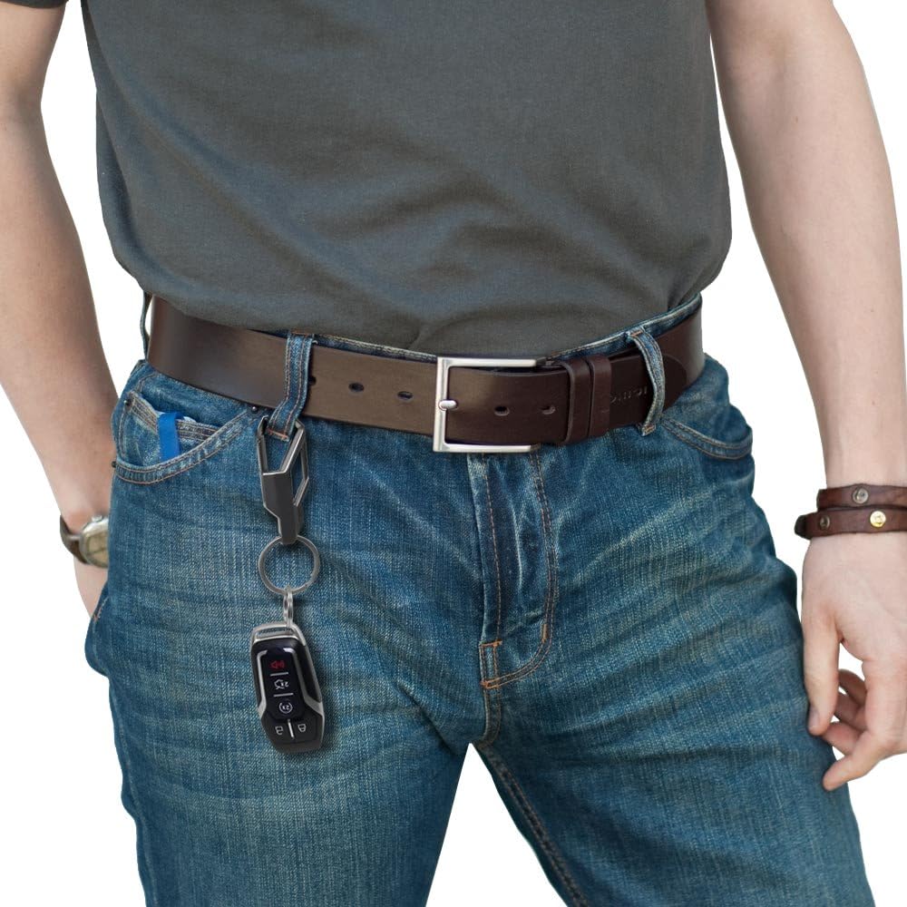 Compatible con Ford F-150 FX4 Off Road Gunmetal Negro Mosquetón Estilo Mosquetón Metal Llavero
