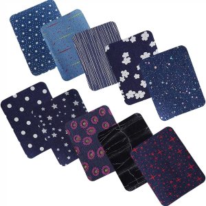 Parches de mezclilla para planchar, parches de jeans para jeans dentro y fuera de la ropa para reparación y decoración (10 hojas de colores Parches de mezclilla para planchar, parches de jeans para jeans dentro y fuera de la ropa para reparación y decoración (10 hojas de colores
