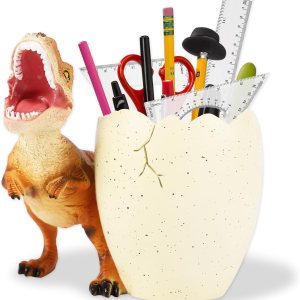 Soporte para bolígrafo de dinosaurio, soporte para lápices de tiranosaurio para escritorio, bonitos organizadores de escritorio y accesorios de Soporte para bolígrafo de dinosaurio, soporte para lápices de tiranosaurio para escritorio, bonitos organizadores de escritorio y accesorios de