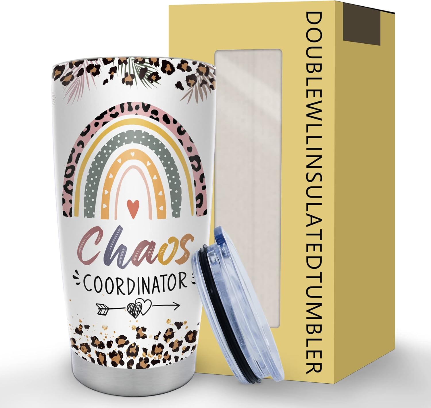 Coolertaste Chaos Coordinator Gifts Chaos Coordinator, vaso de 20 onzas, ideas de regalo de agradecimiento al personal, regalos de agradecimiento