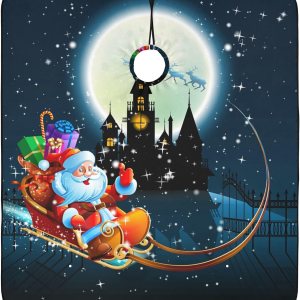 Capas de champú con delantal de peluquería para camiones de Navidad, impermeables, capas de corte de pelo, salones de 64.9 pulgadas x 55.1 pulgadas Capas de champú con delantal de peluquería para camiones de Navidad, impermeables, capas de corte de pelo, salones de 64.9 pulgadas x 55.1 pulgadas