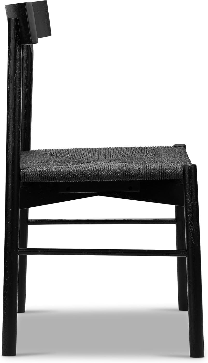POLY & BARK Hamm Silla de comedor, color negro