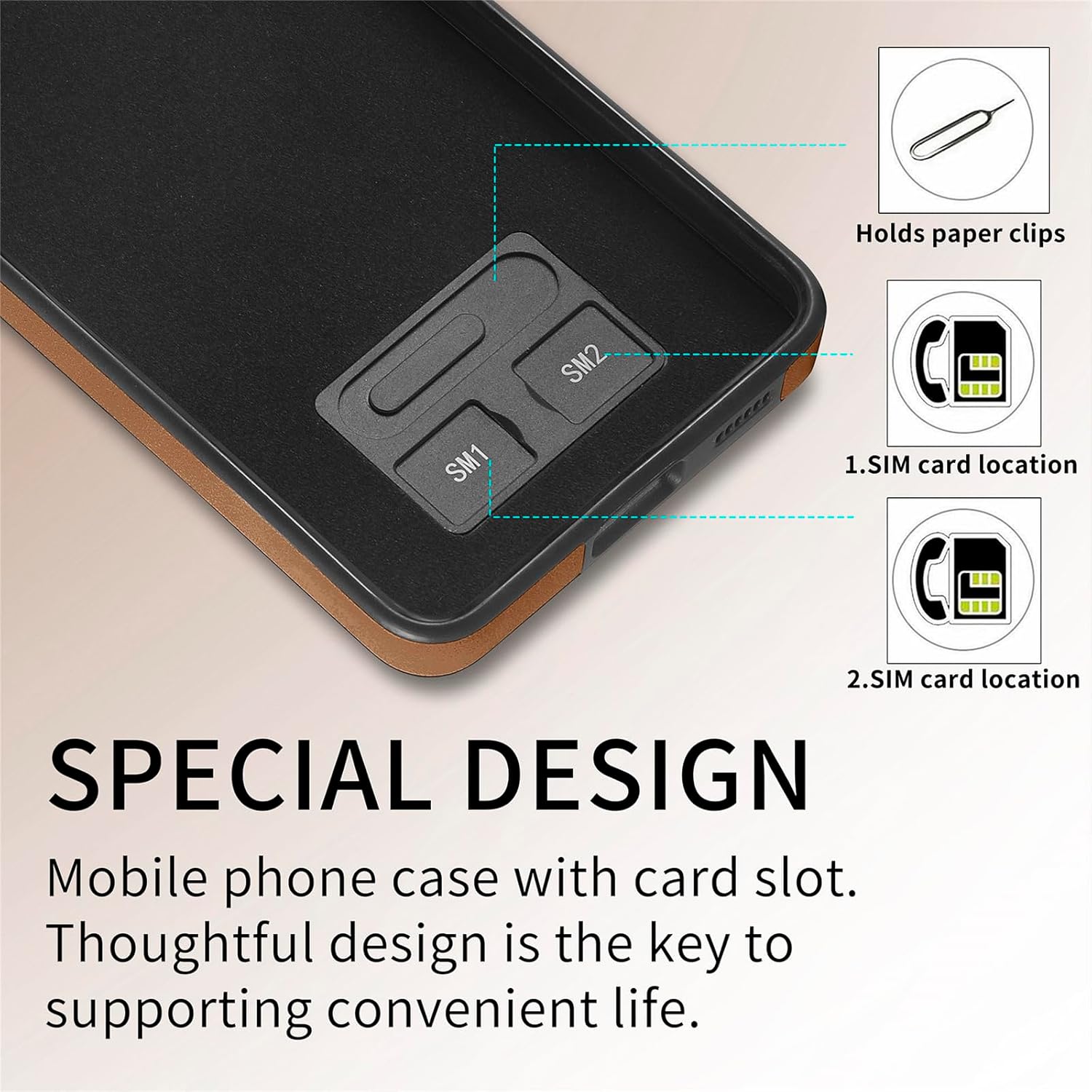 Asuwish Compatible con Samsung Galaxy A13 4G – Funda tipo cartera y protector de pantalla de vidrio templado, soporte para tarjetas, anillo