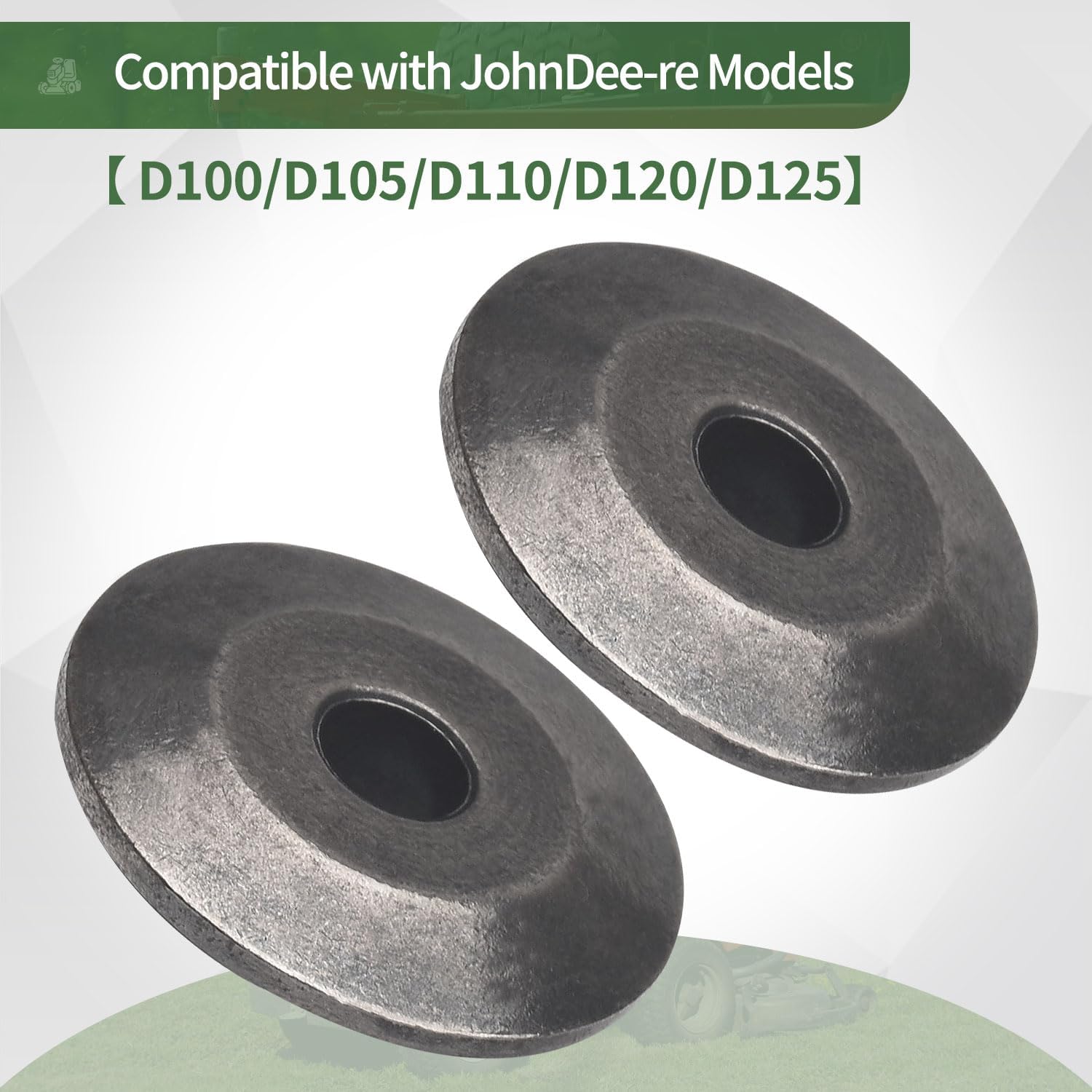 GX23240 Buje de equipo compatible con modelos Jo-hnDeere 102 115 L 100 110 120, para E-ZTrak Z335M, Z345M, Z225, Z235 Models Tractor de césped,
