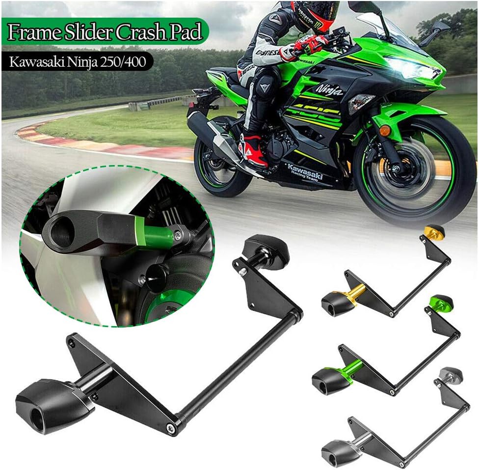 Protector deslizante para marco de motocicleta, protección contra caídas de golpes, protección del motor para Ka.wasaki Ninja 400 Ninja 250 Ninja400