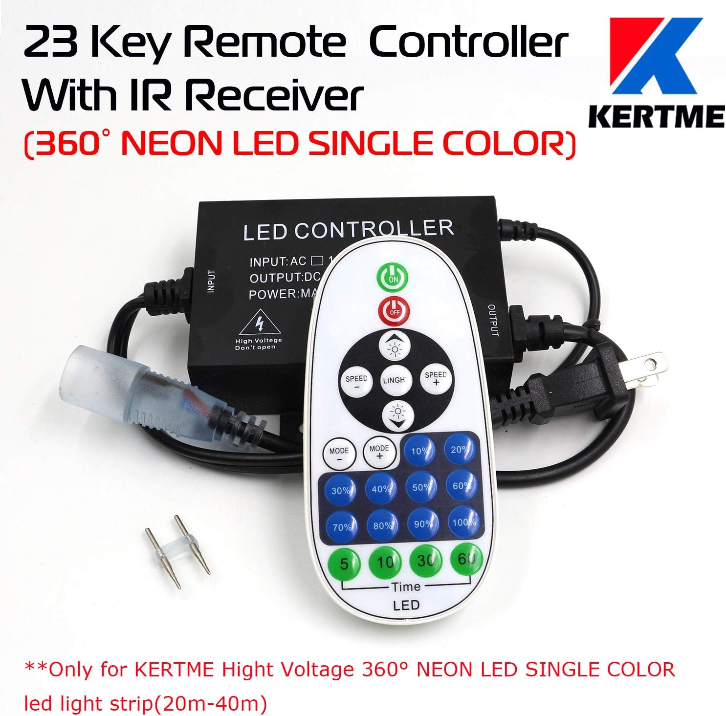 luz LED de neón de 360grados