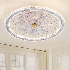 NORFOLK Ventiladores de techo de 20 pulgadas con luces y control remoto, ventilador de iluminación moderno de perfil bajo y montaje empotrado, NORFOLK Ventiladores de techo de 20 pulgadas con luces y control remoto, ventilador de iluminación moderno de perfil bajo y montaje empotrado,