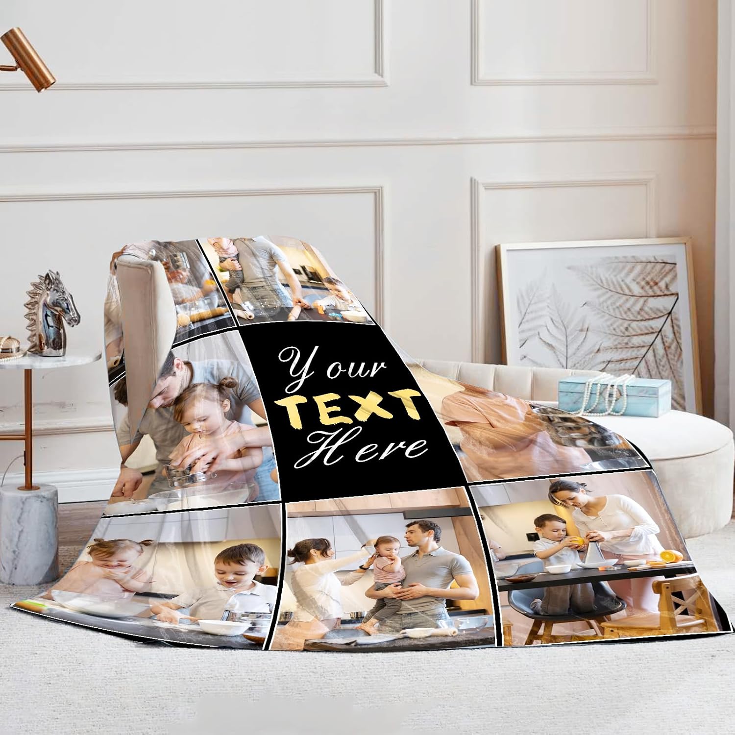 Manta personalizada con imagen, manta personalizada, regalos para cumpleaños, Navidad, boda, manta de fotos personalizada, regalos de pareja para