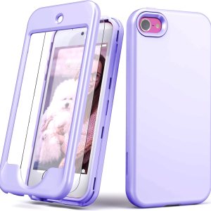 Funda para iPod Touch 7 con protector de pantalla, funda para iPod Touch 6, iPod Touch 5, híbrida de ajuste delgado, protección completa, suave de Funda para iPod Touch 7 con protector de pantalla, funda para iPod Touch 6, iPod Touch 5, híbrida de ajuste delgado, protección completa, suave de