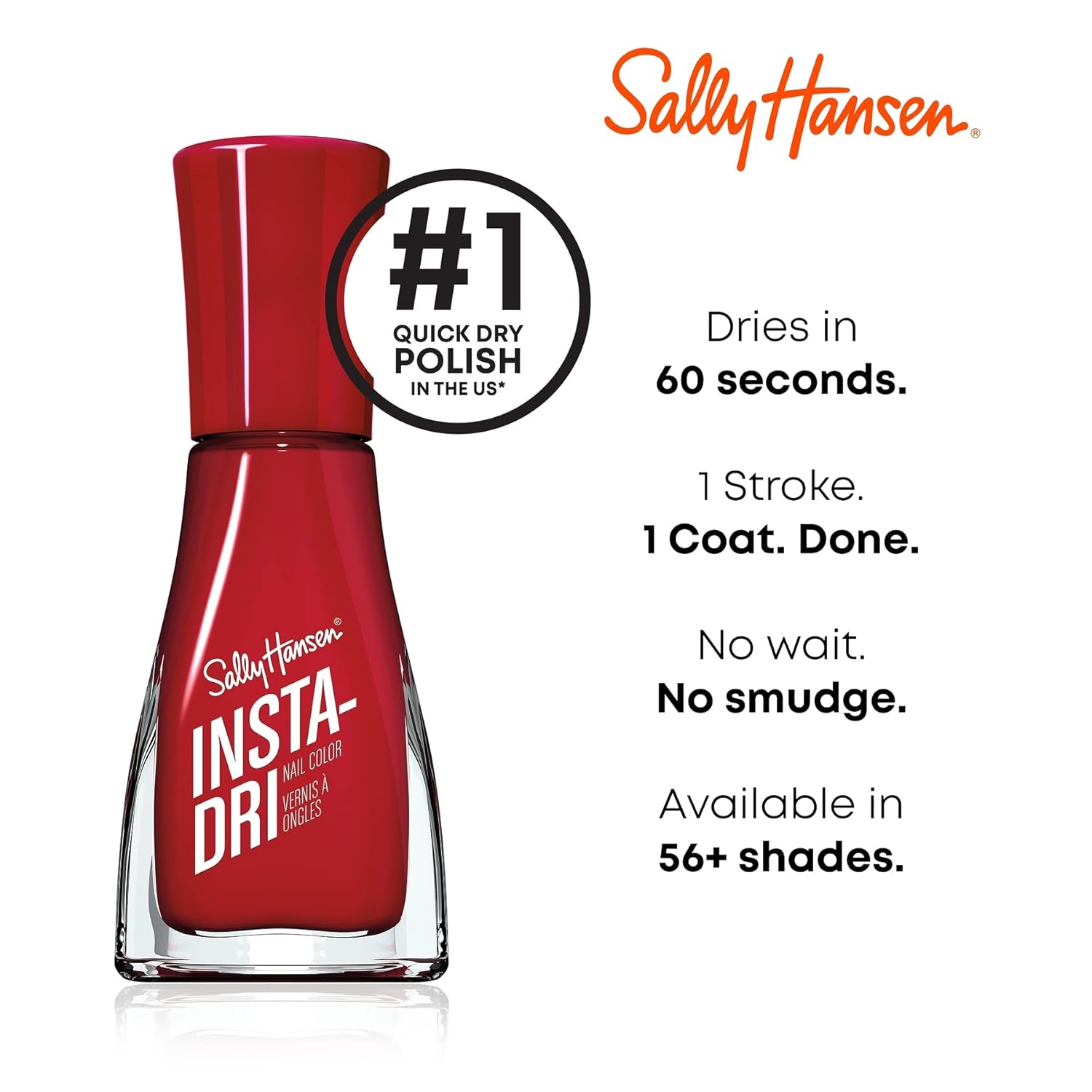 Sally Hansen Insta Dri, Expresso, 0.31 onzas líquidas (paquete de 2)