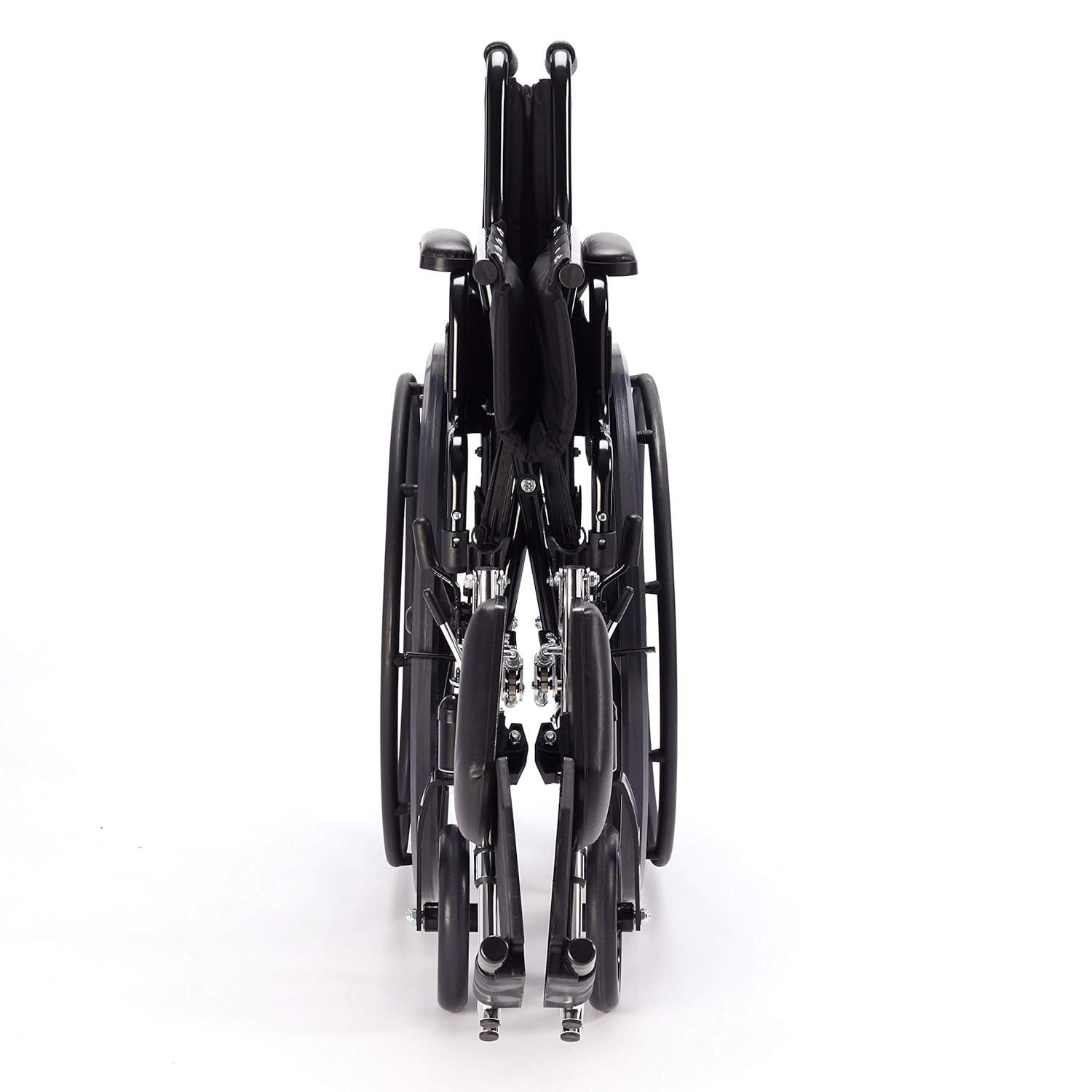 Invacare – 9SL_PTO_34749 9000 SL Silla de ruedas ligera y duradera, brazos de longitud completa, asiento de 18 pulgadas de ancho, negro plano,