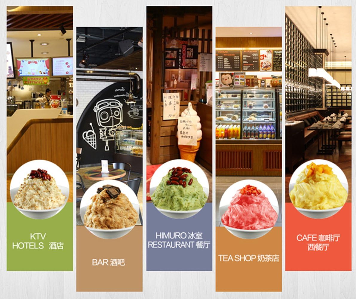 CGOLDENWALL Comercial eléctrico mini máquina de arena de hielo comercialuso doméstico DIY máquina de helado de frutas fabricante de helados