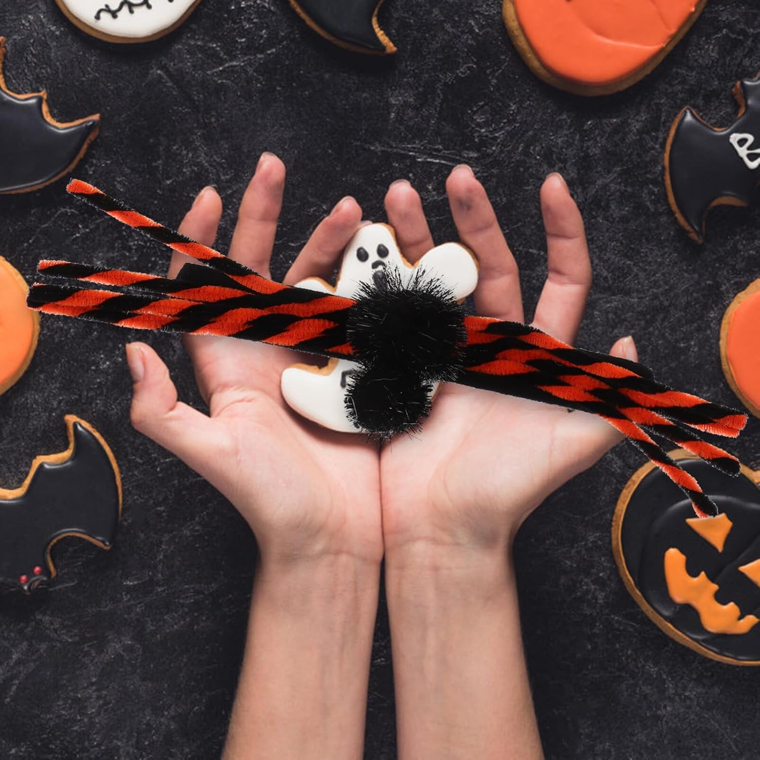 ibasenice Juguetes para adultos, 4 piezas, juguetes de Halloween, juguetes de maquillaje, anillos de dedo, pulsera, regalos para adultos, regalos de